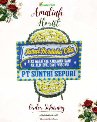 Papan Bunga Duka di Bingin Kuning