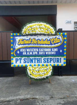 Papan Bunga Duka di Bingin Kuning